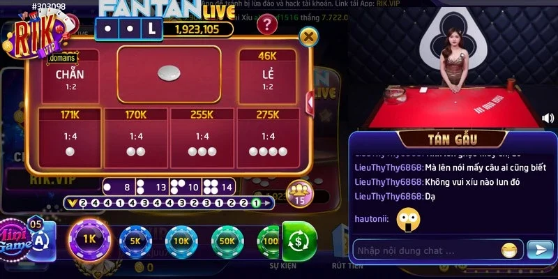 Fantan live mang tới cho thành viên nhiều lựa chọn đặt cược hấp dẫn 