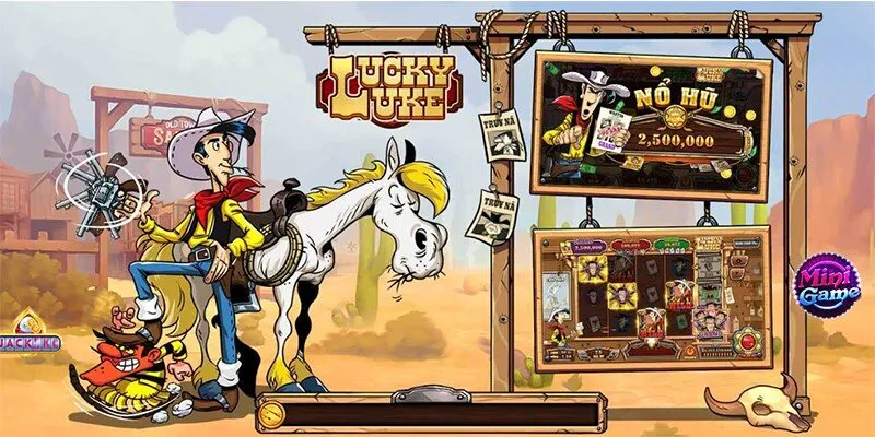 Giao diện vô cùng đơn giản của Lucky Luke